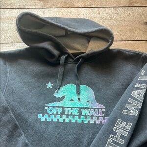 Vans Charcoal Gray Hoodie M